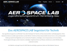 Tablet Screenshot of aerospace-lab.de